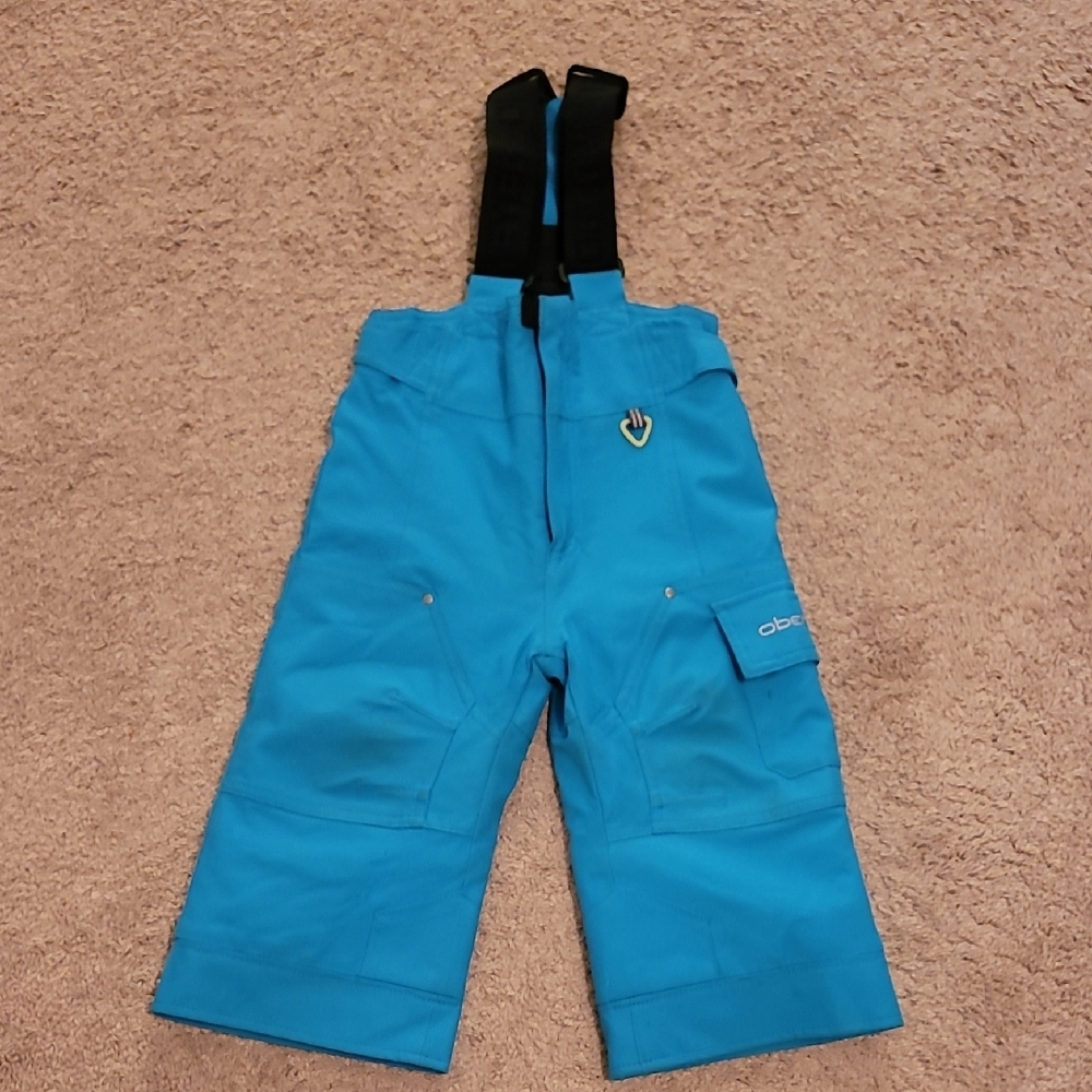 Obermeyer Blue Insulated Winter Overalls
